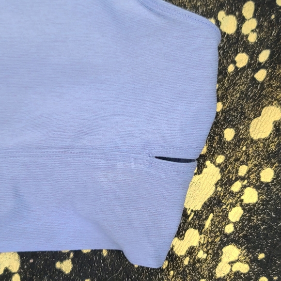 Outdoor Voices Smokey Blue Slashback Activewear Crop Top Sports Bra - Picture 7 of 7